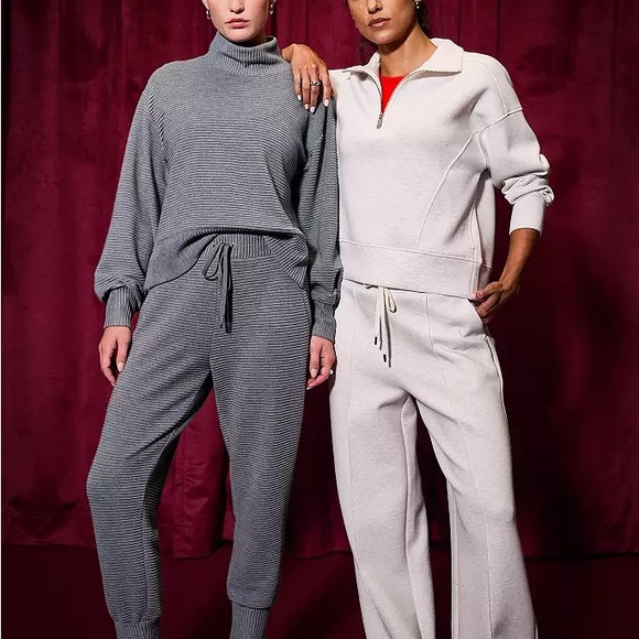 CALIA Women's Elevate Rib Jogger Dark Heather Grey Size XS - Picture 4 of 10